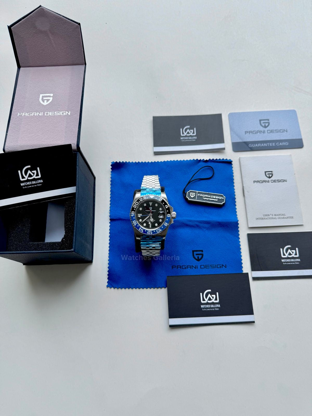 Pagani Design GMT Master II Automatic (Batgirl) Pearl DG5833 PD1662