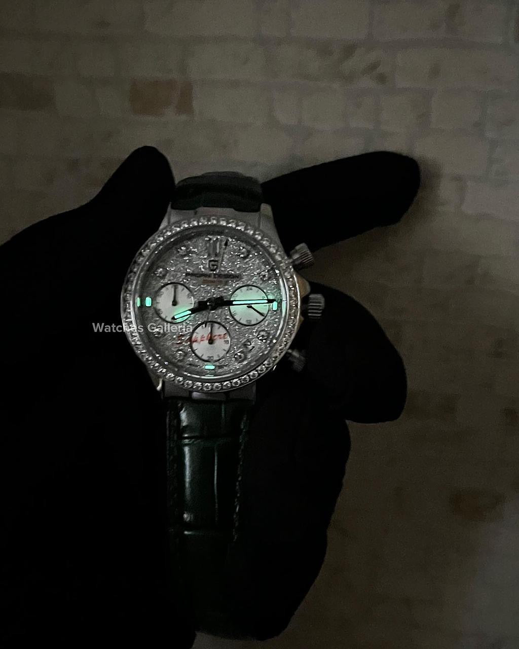 Pagani Design Daytona Stones Quartz Unisex (Green) PD1730
