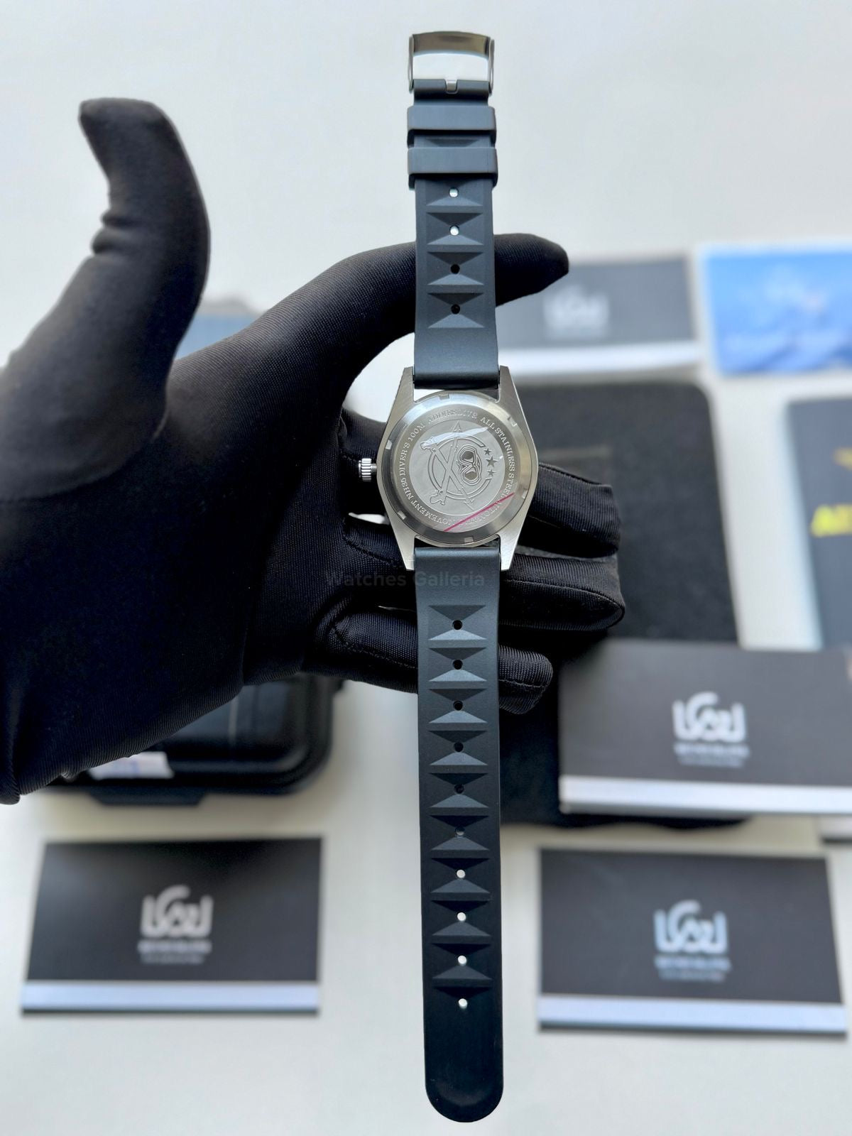 Addiesdive AD2118 Omiwatari Blue Silicon “Ice Blue” Addiesdive Watch in Pakistan