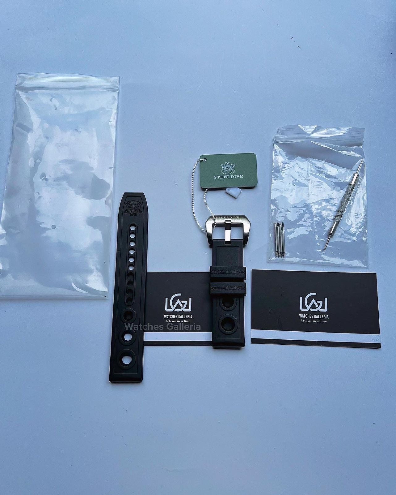Steeldive Silicon Strap 22mm (Black)