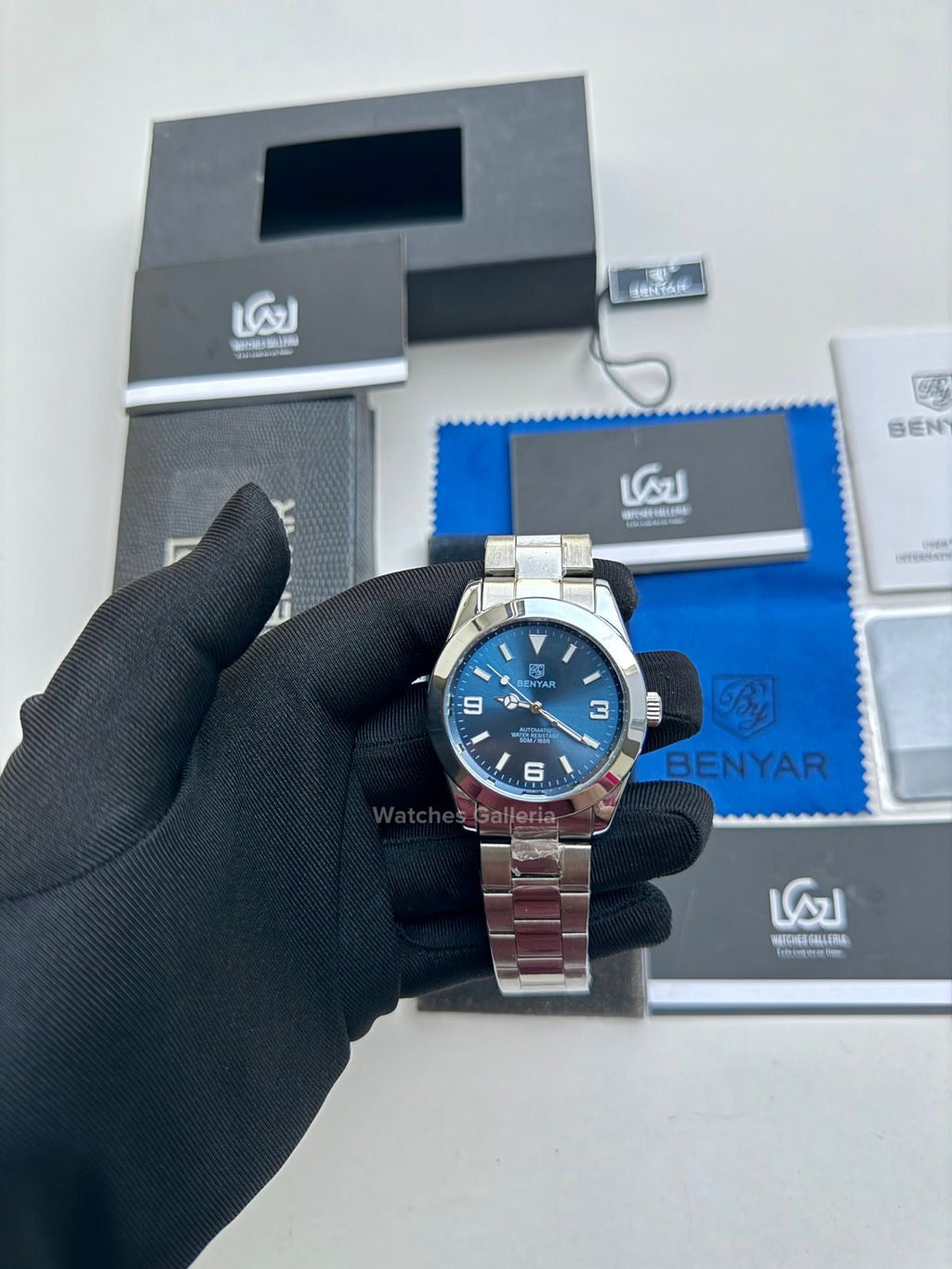 Benyar Explorer Automatic (Blue) BY5177 Watches Galleria