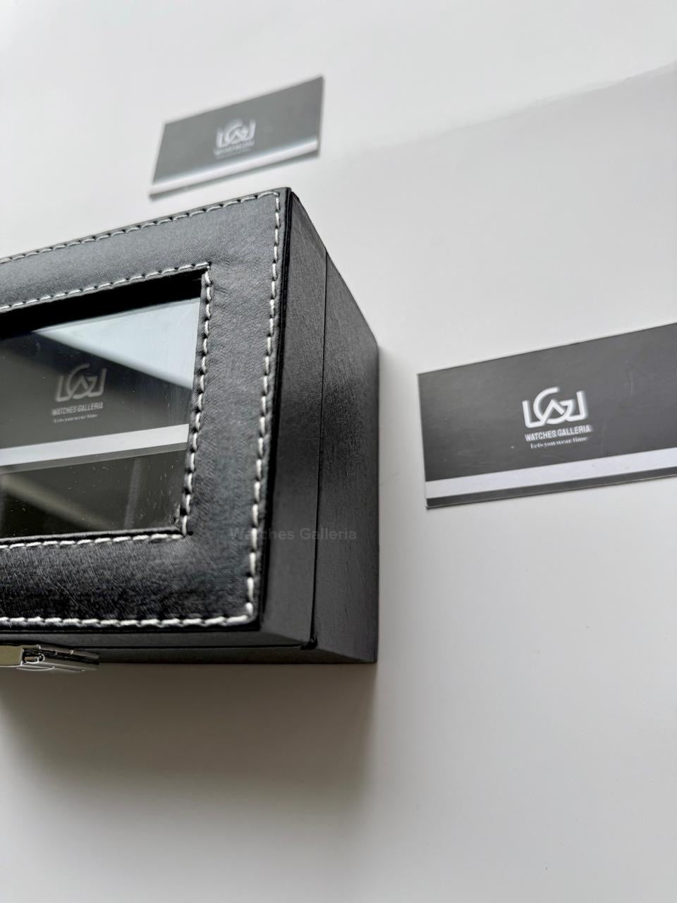 Watch Organizer Box (Black) | 3 Slots Watch Box | Watch Storage Box | Watch Box