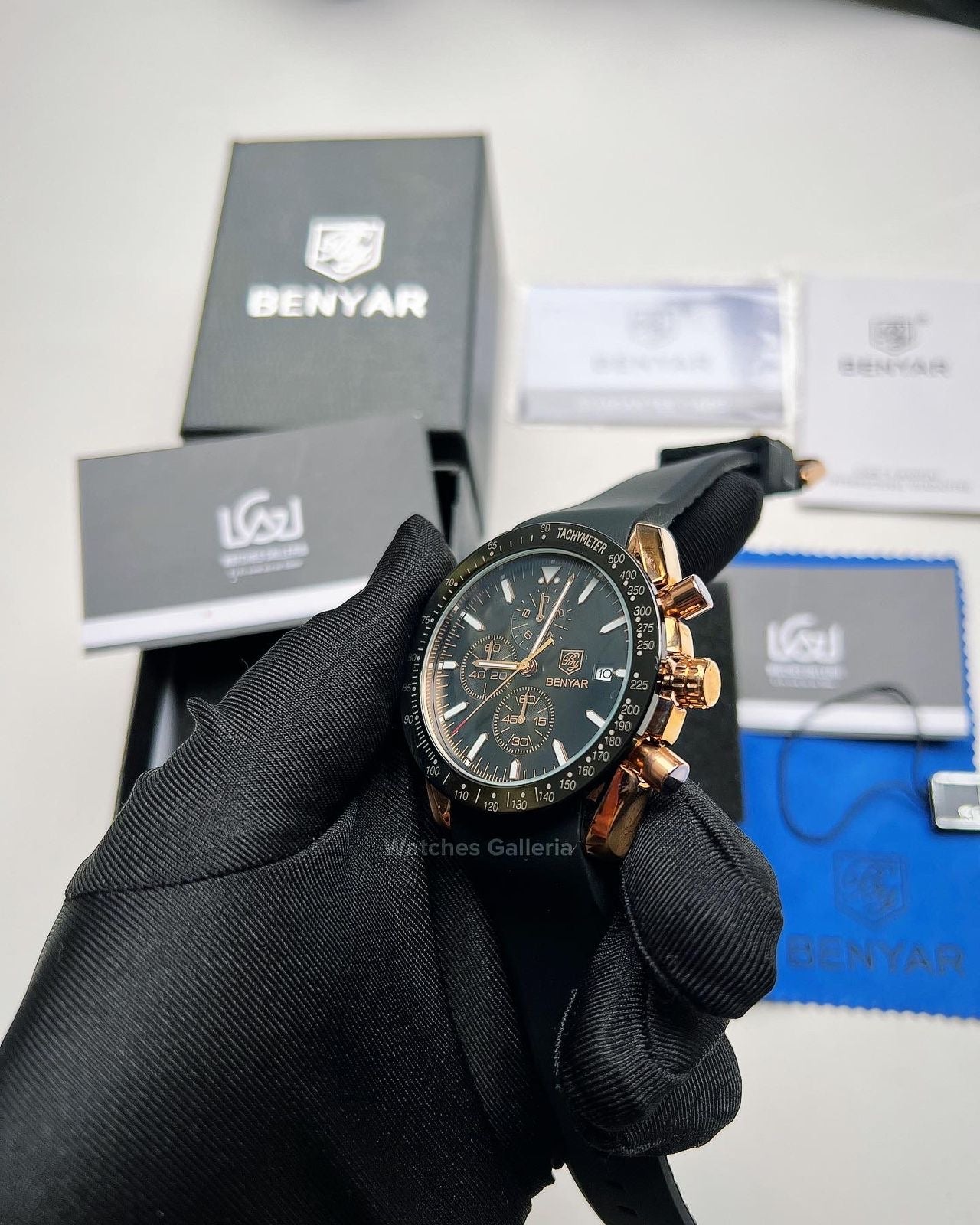Benyar Speedmaster Quartz (Gold Black) BY5140