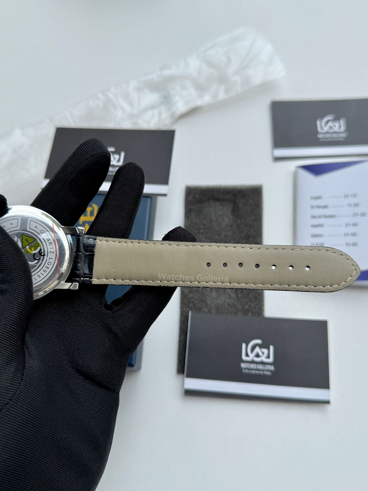 Lige Casino Watch Quartz (Silver Black) LG89161 Watches Galleria