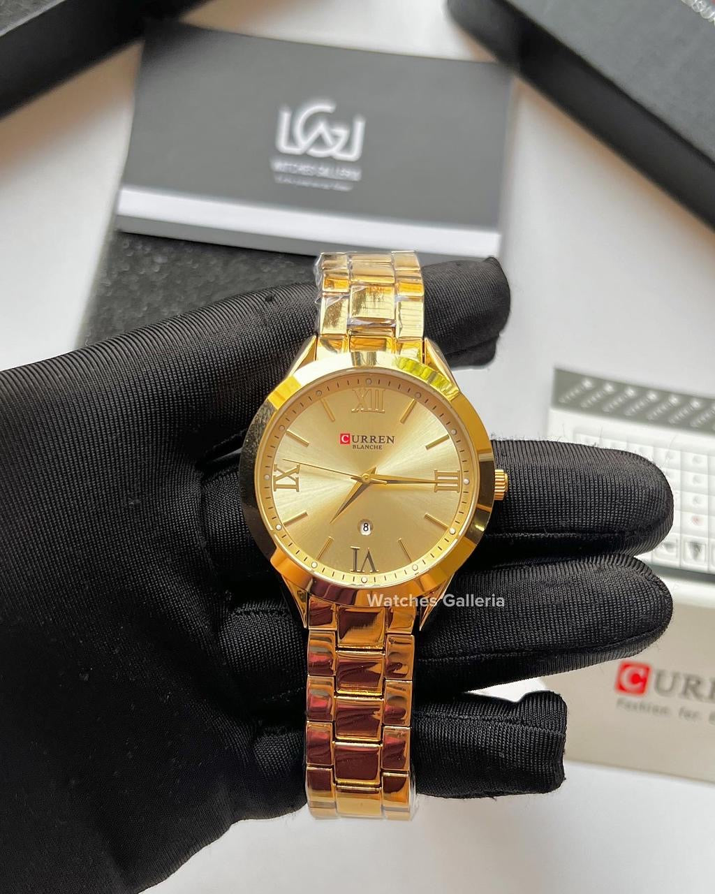 Curren Datejust Ladies Watch Quartz (Rose Gold/White) C9007