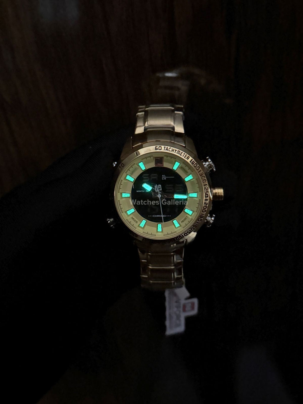 Naviforce Dual Analog and Digital Watch (Gold) NF9093M Watches Galleria