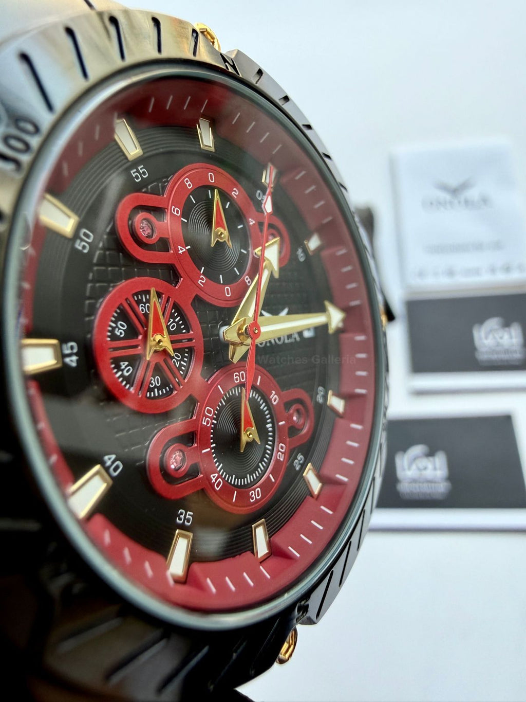 Onola 6857 Offshore Chronograph Red 46mm Quartz – Royal Oak Offshore Design
