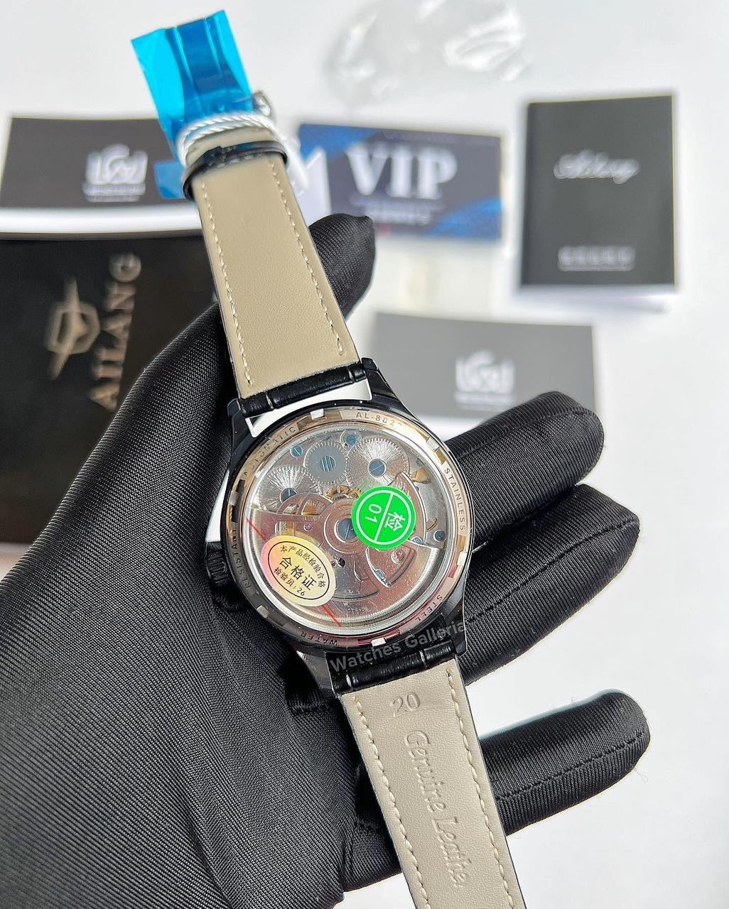 Ailang Double Flywheel Automatic (Black/Blue) AL8822