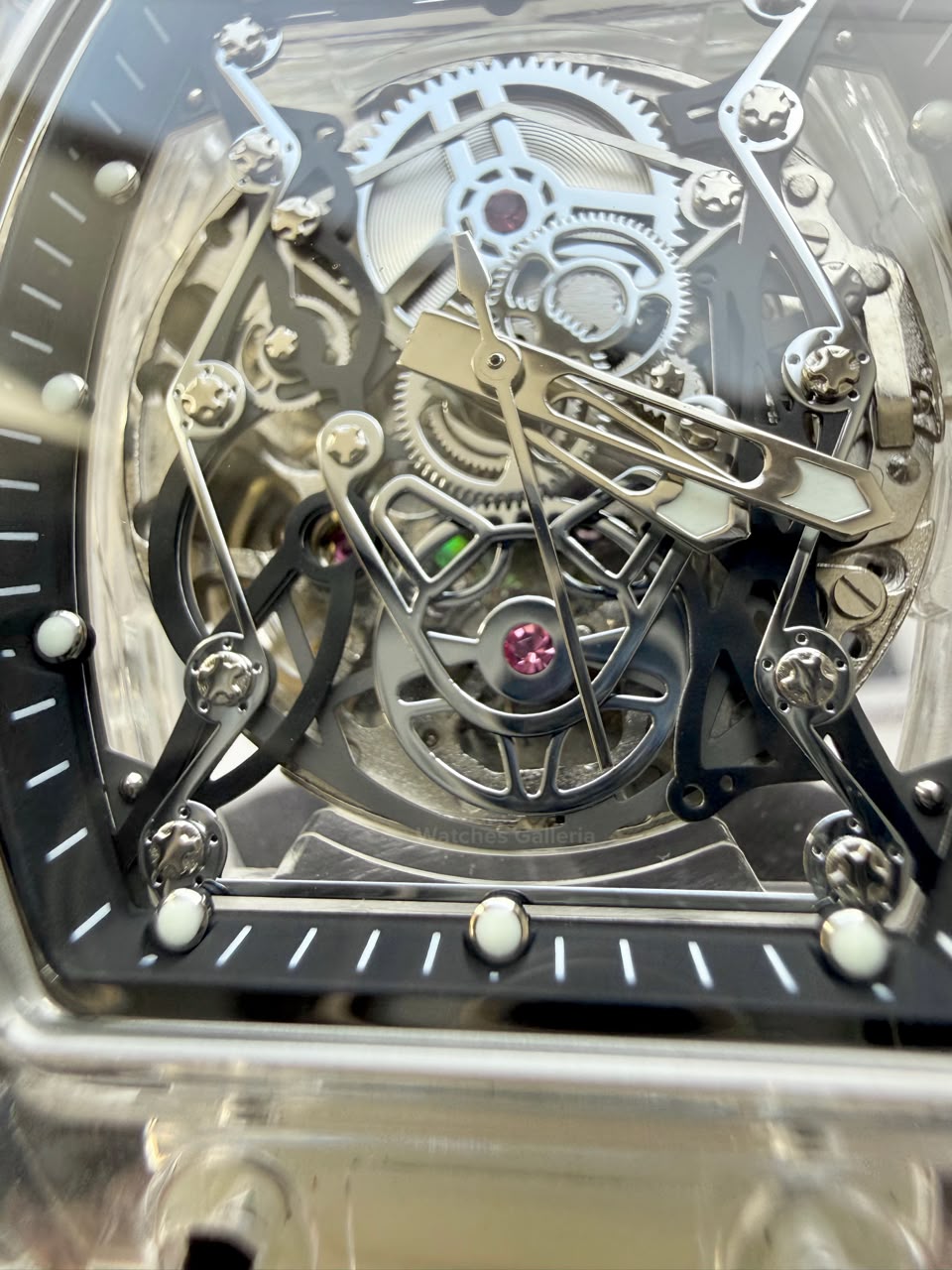 Ailang 8109 Skeleton Watch for Men White Blue Automatic Mechanical Watch Original Ailang Watch Pakistan