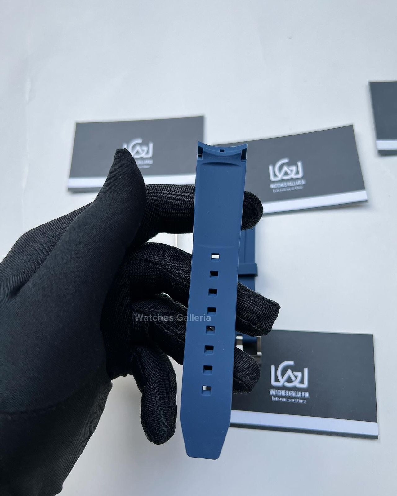 Silicon Straps (Navy Blue w/ Silver Buckle)