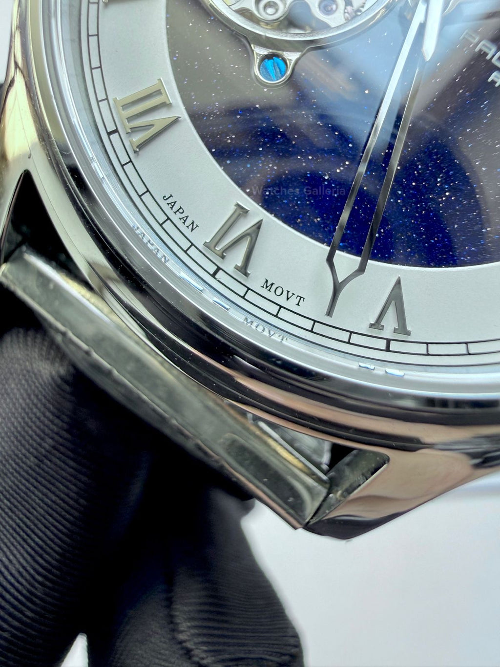 Pagani Design PDys015 Stardust Open Heart Automatic Watch – 41mm NH39A Japanese Movement, Sapphire Crystal, 100M Water Resistant Luxury Timepiece (Black/Blue) (Limited Edition)