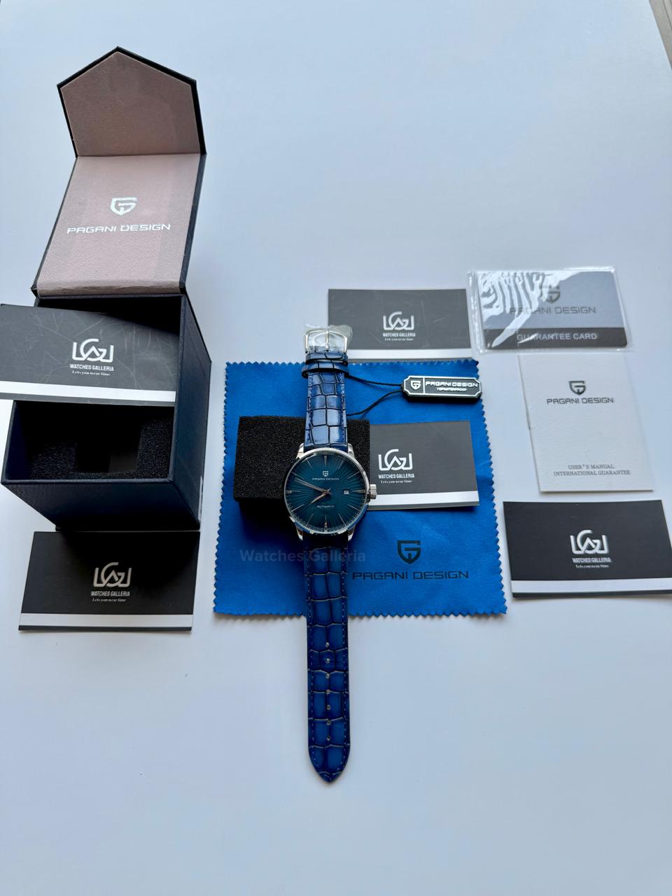 Pagani Design PD2770 Cocktail Automatic Watch Blue Dial – Luxury Men’s Mechanical Dress Watch in Pakistan | Watches Galleria
