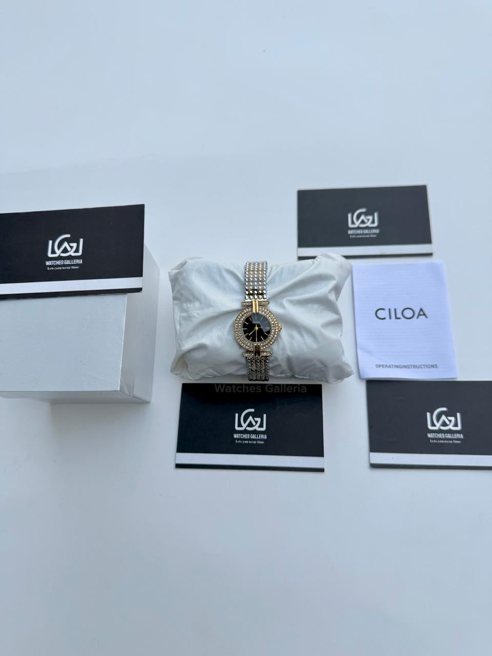 Ciloa 628 Ladies Watch Quartz (Two Tone) Ciloa Watch in Pakistan