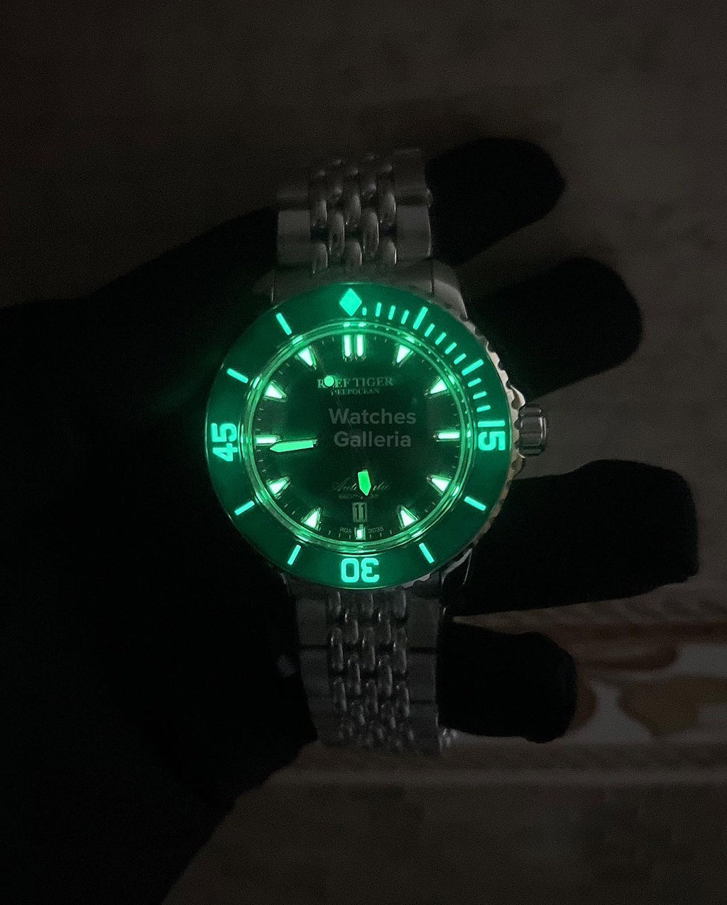 Reef Tiger Captain Cook Deep Ocean (Green) RGA3039