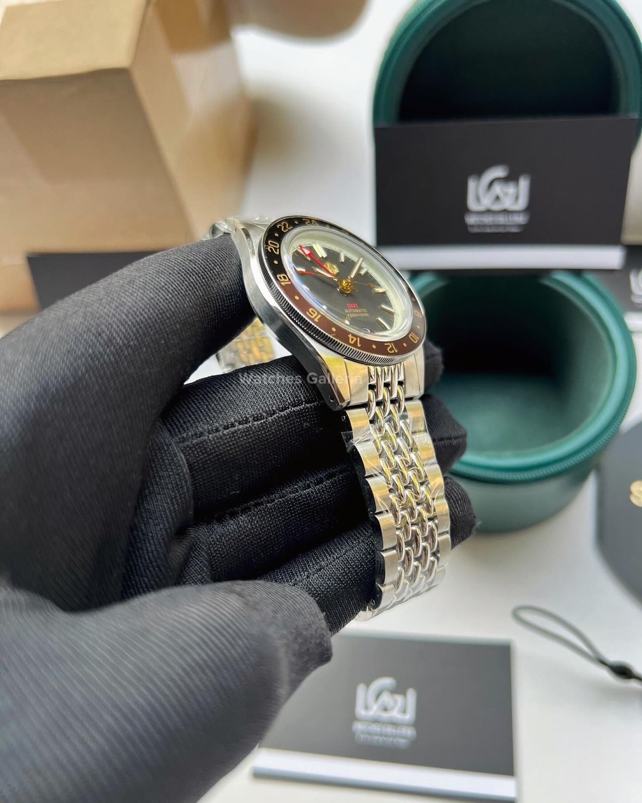 San Martin GMT RootBeer Automatic SN0116 Watches Galleria