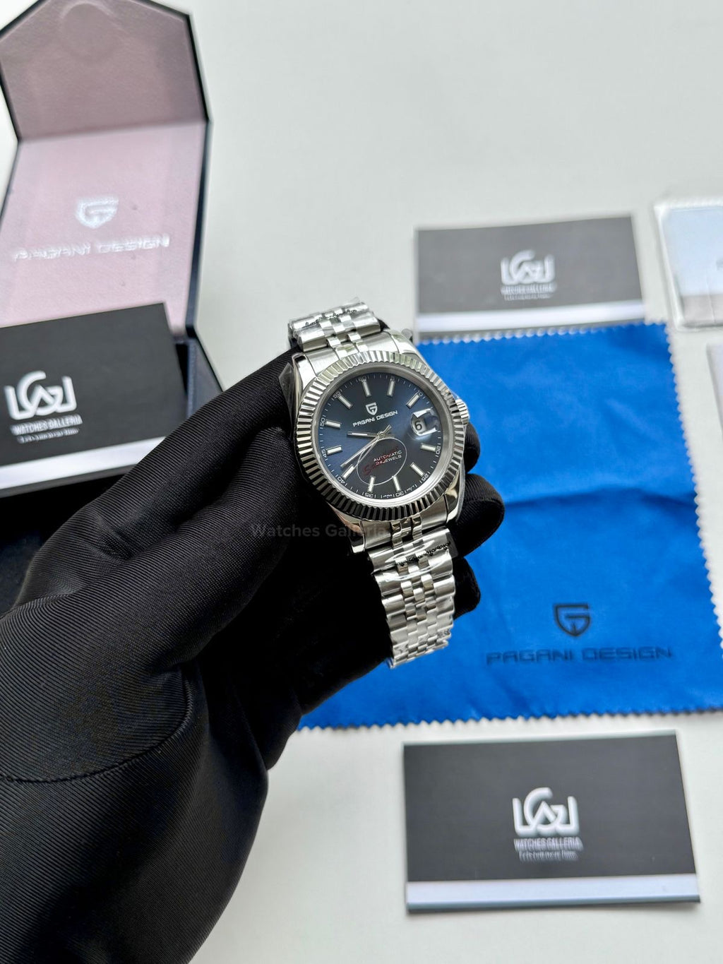 Pagani Design Datejust Automatic PD1645 (Blue) Pagani Design in Pakistan