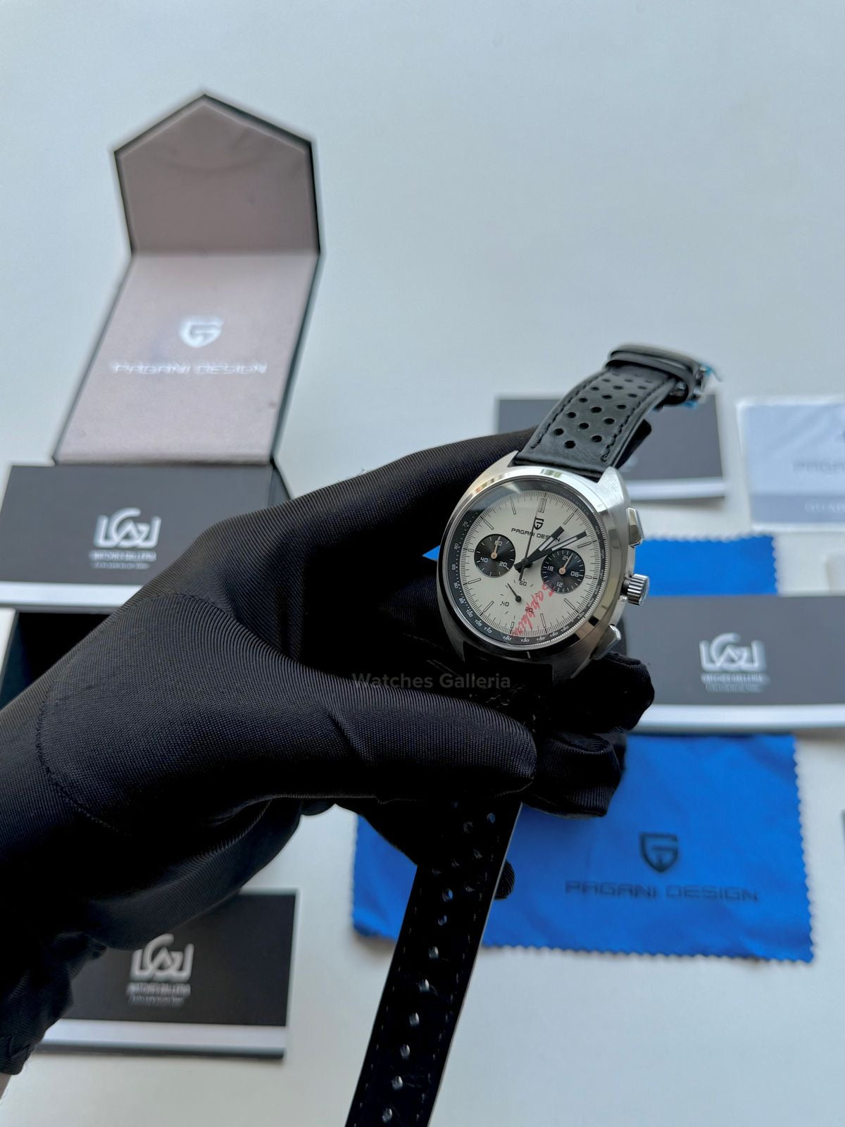 Pagani Design Vintage Chronograph Quartz PD1782 (White) Pagani Design in Pakistan