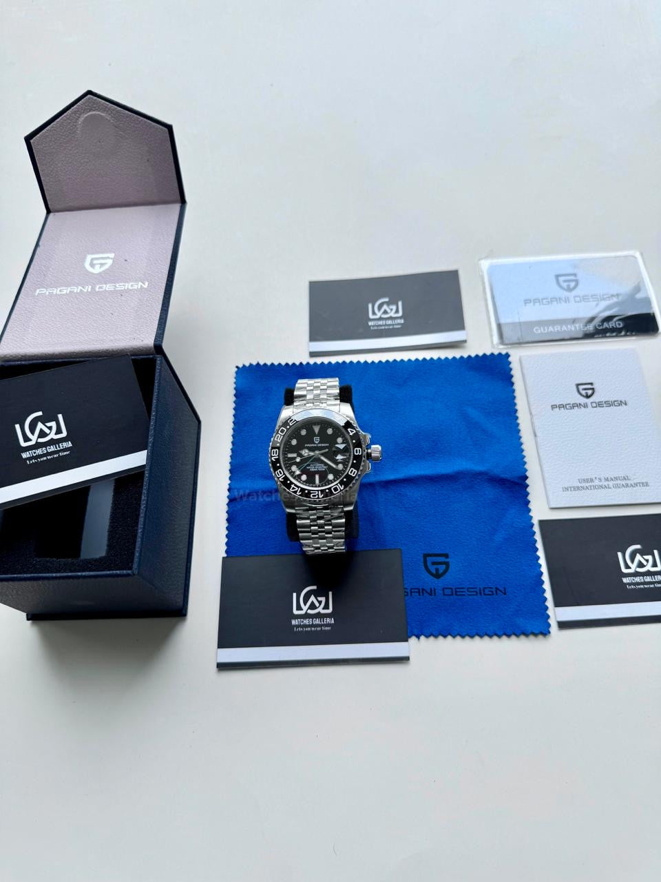 Pagani Design PD1662 GMT Master II Jubilee Edition Automatic (All Black) Pagani Design in Pakistan