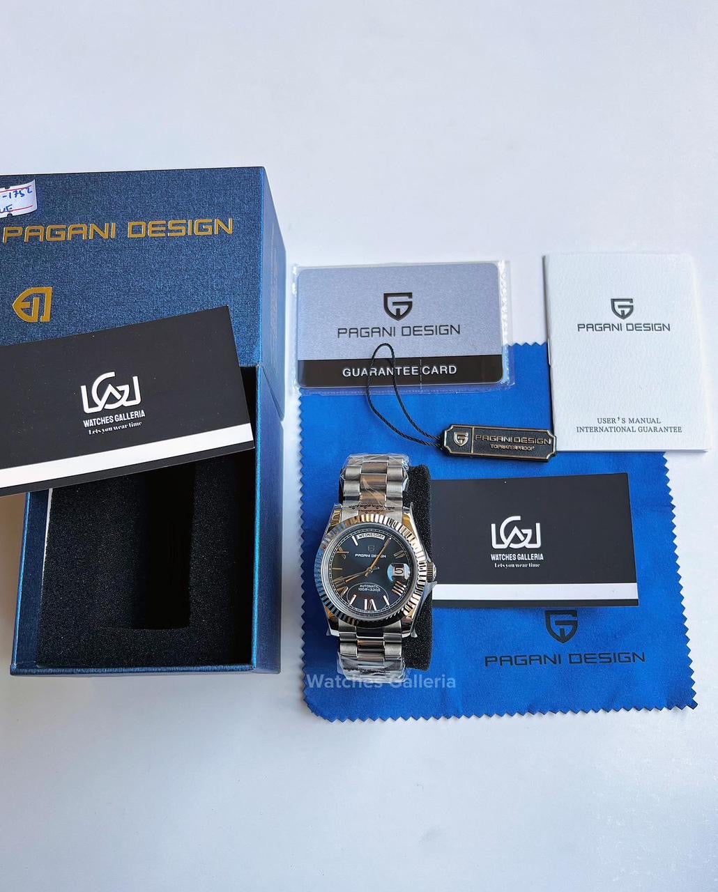 Pagani Design Date Day Automatic 36mm (Blue) PD1752