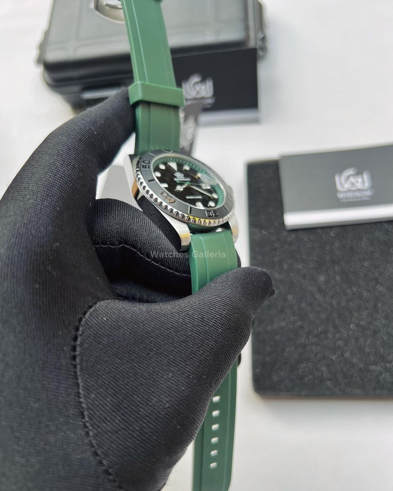 Addiesdive Yachtmaster Quartz (Green) AD2040 Watches Galleria