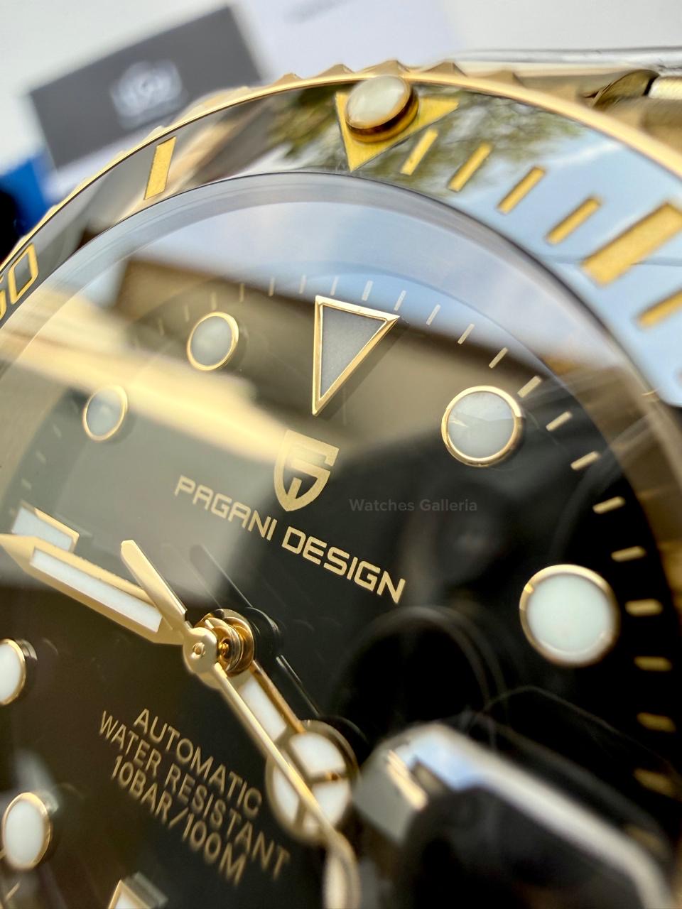 Pagani Design PD1661 Submariner (Gold Black) Pagani Design in Pakistan