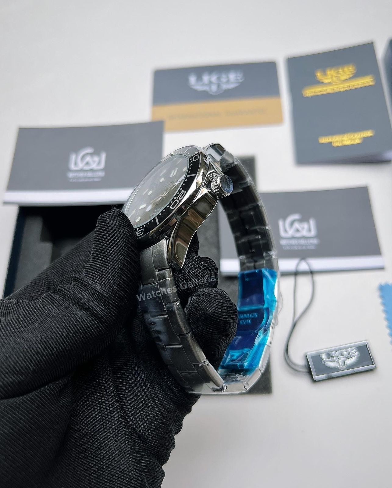 Lige Sea Master Diver Quartz (Black) LG8936