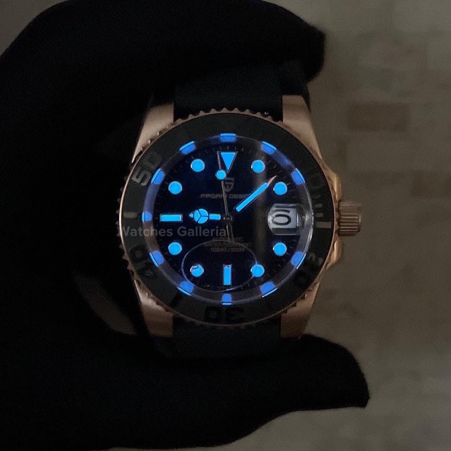 Pagani Design YachtMaster Automatic (Gold Black) PD1651