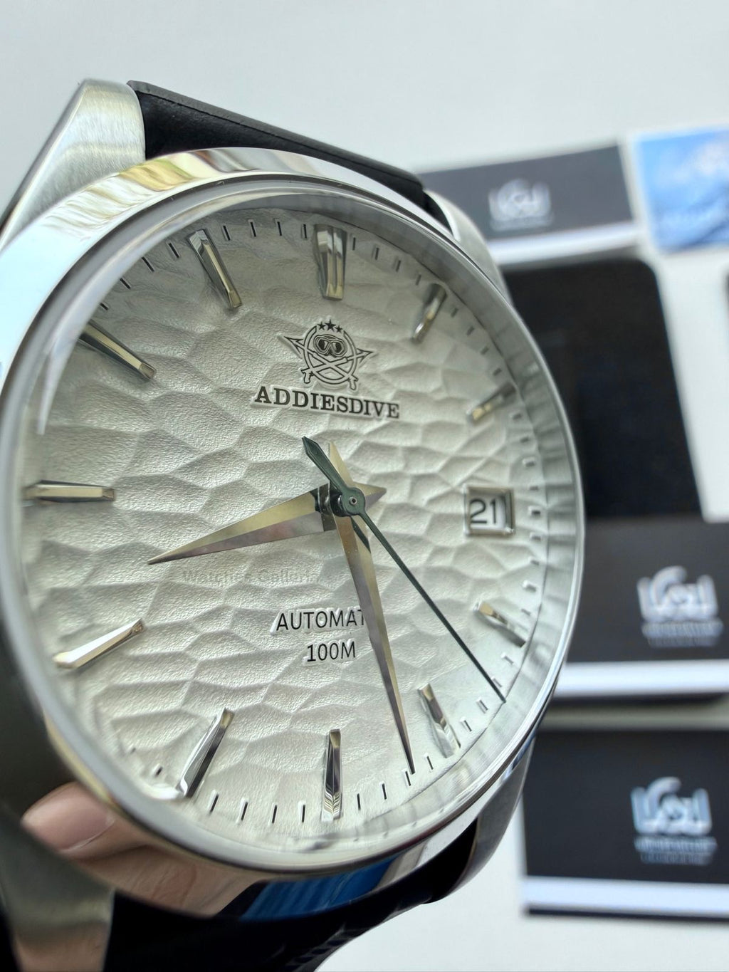 Addiesdive AD2118 Omiwatari White Silicon Edition “White” Addiesdive Watch in Pakistan