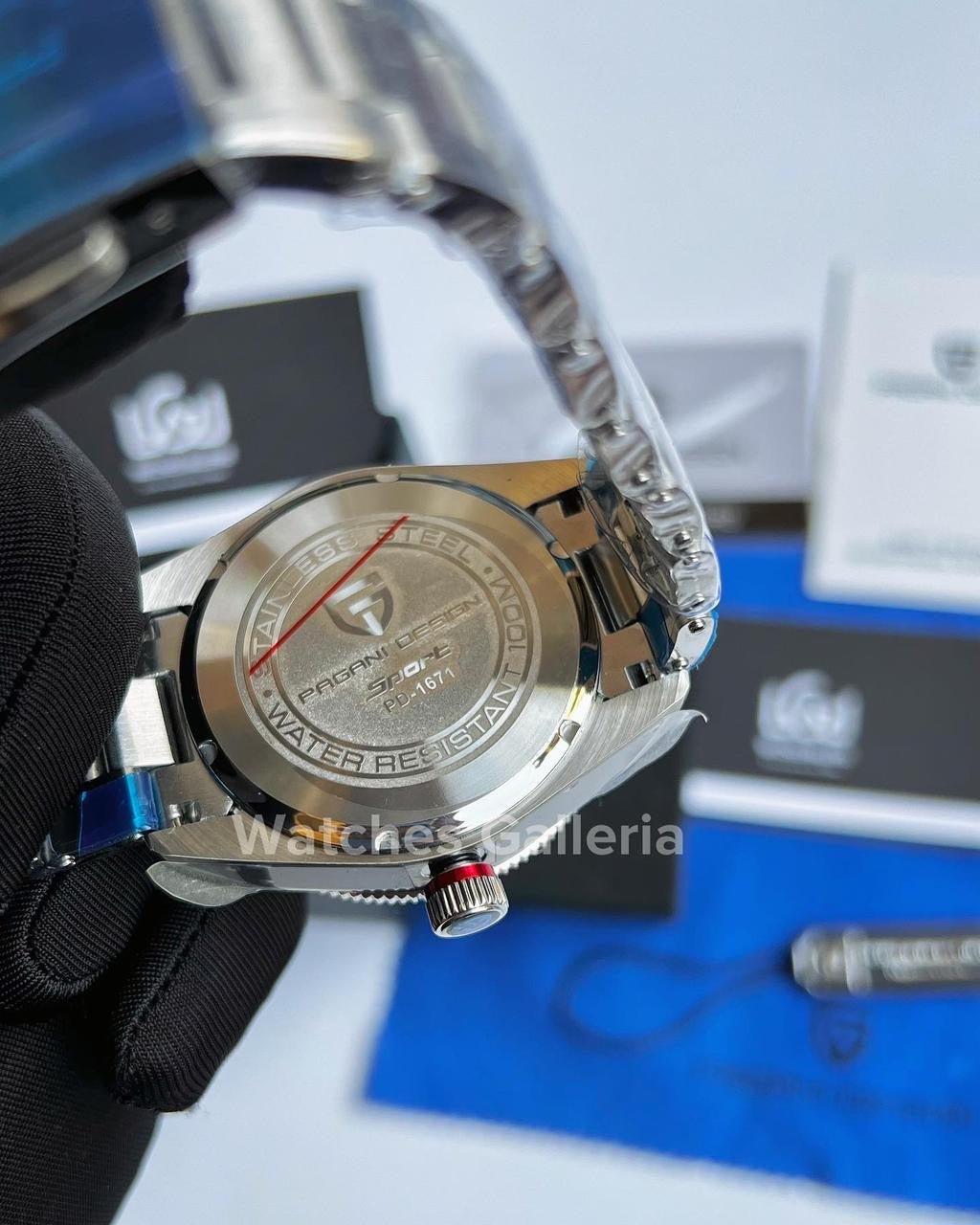 Pagani Design Black Bay Automatic (Red) PD1671