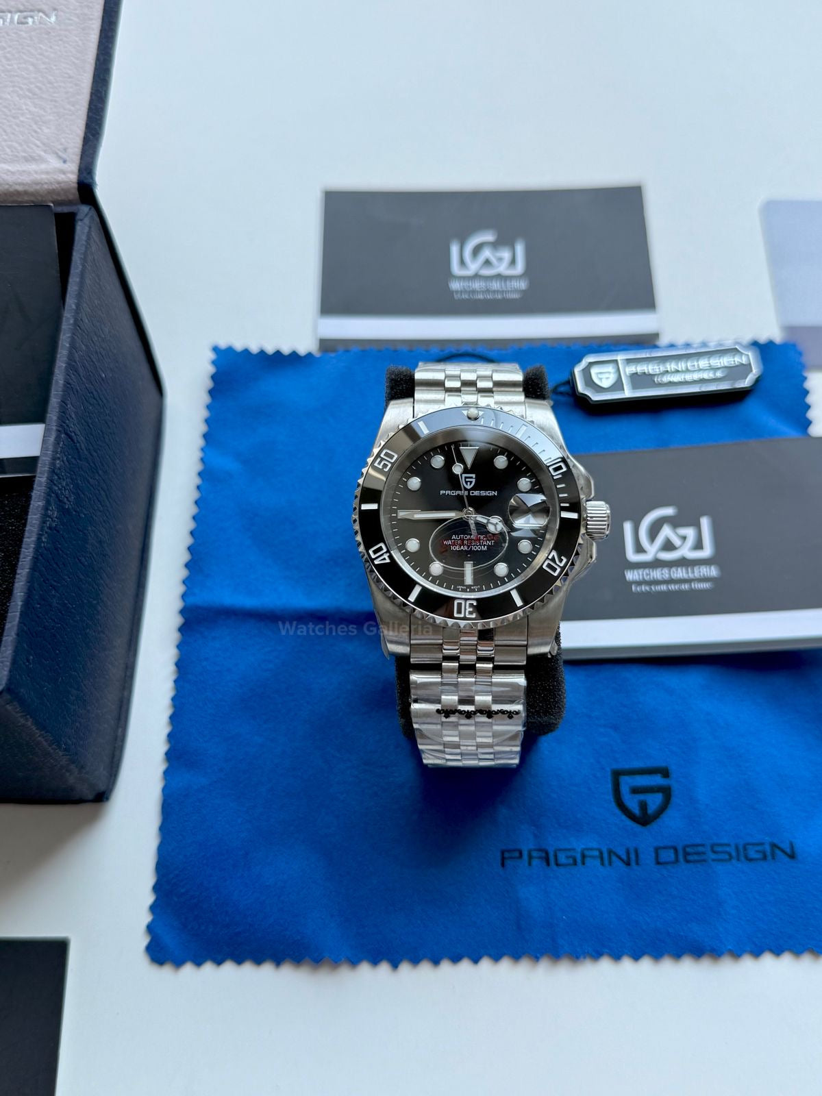 Pagani Design Submariner Date Automatic PD1661 (Black) Pagani Design in Pakistan