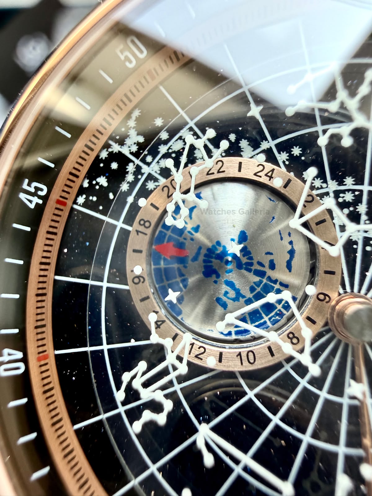 OBLVLO GC (Brown Rose Gold Black) Grand Complications Celestial Automatic Watch Brown & Black Dial with Rose Gold Details, Moving Constellation & Earth Display – OBLVLOGC | Oblvlo