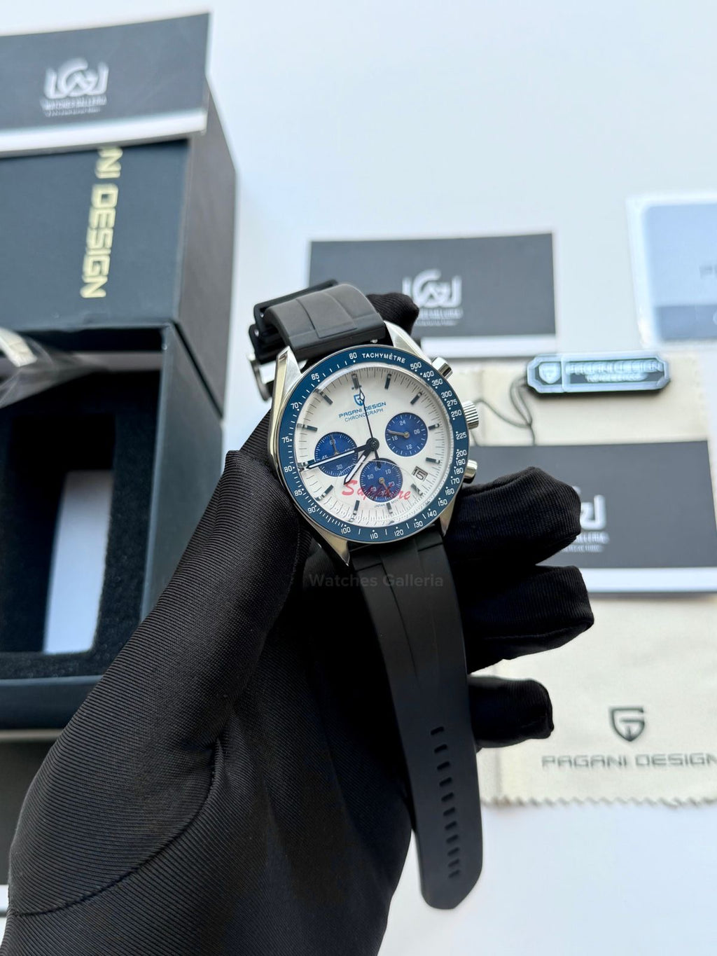 Pagani Design PD1701 Speedmaster Moonwatch Blue 40mm Chronograph – Seiko VK63 Quartz | Sapphire Crystal | 100M WR
