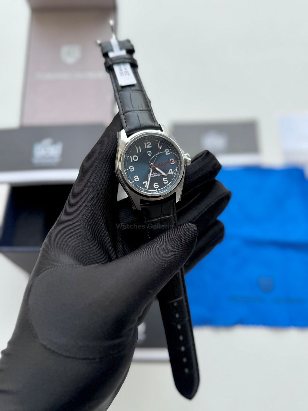 Pagani Design PD1717 Spirit Pilot (Blue/Black Leather Exclusive) Pagani Design Watch Pakistan