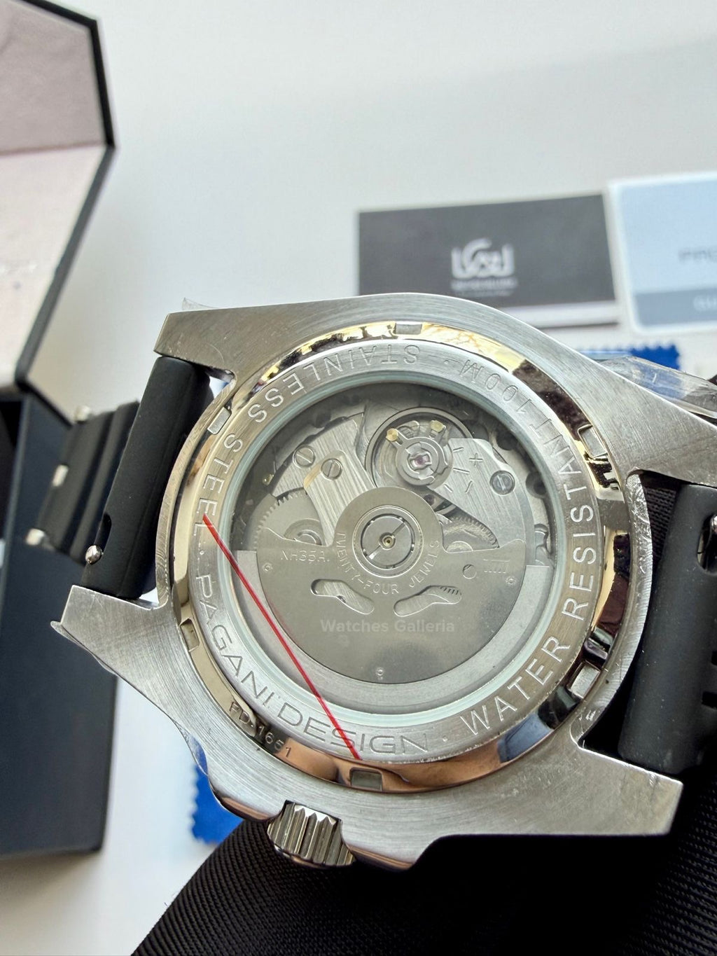 Pagani Design PD1651 YachtMaster Deep Sea 40mm Automatic – Seiko NH35A Japan Movement | Sapphire Crystal | 100M WR | Silicon Strap