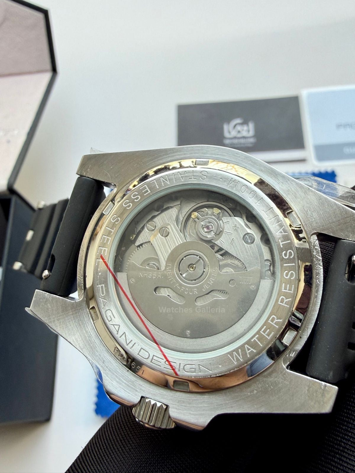 Pagani Design PD1651 YachtMaster Deep Sea 40mm Automatic – Seiko NH35A Japan Movement | Sapphire Crystal | 100M WR | Silicon Strap