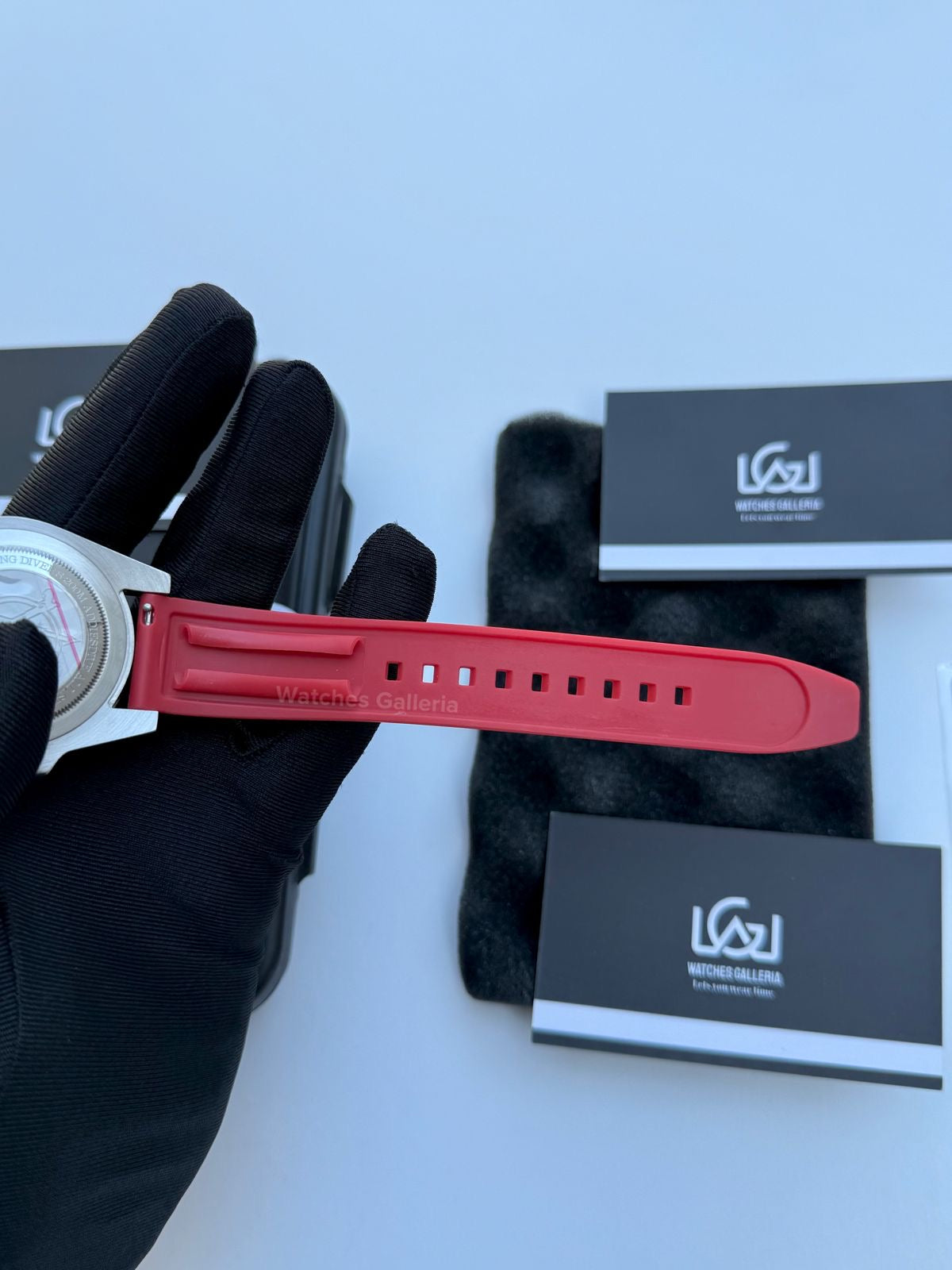 Addiesdive Yachtmaster Quartz (Red) AD2040 Watches Galleria