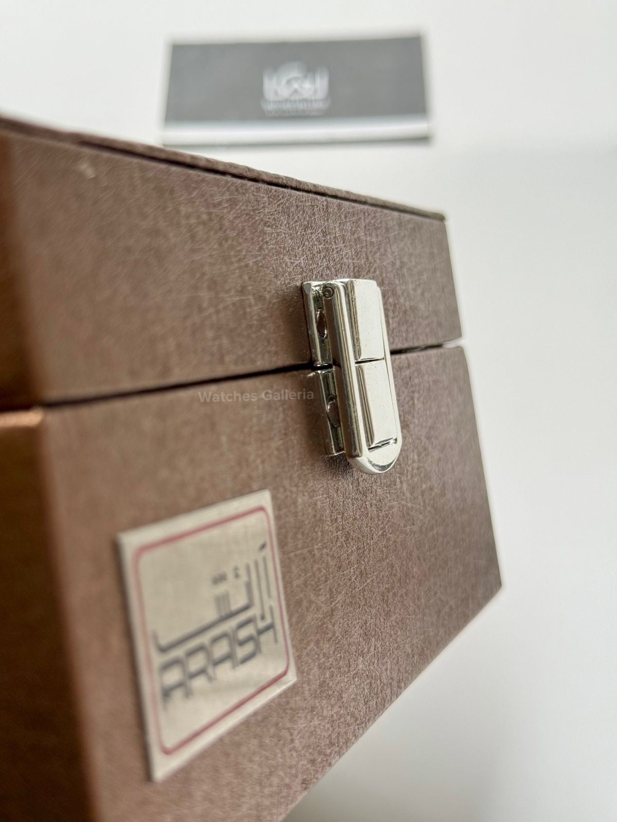 Watch Organizer Box (Brown) | 3 Slots Watch Box | Watch Storage Box | Watch Box