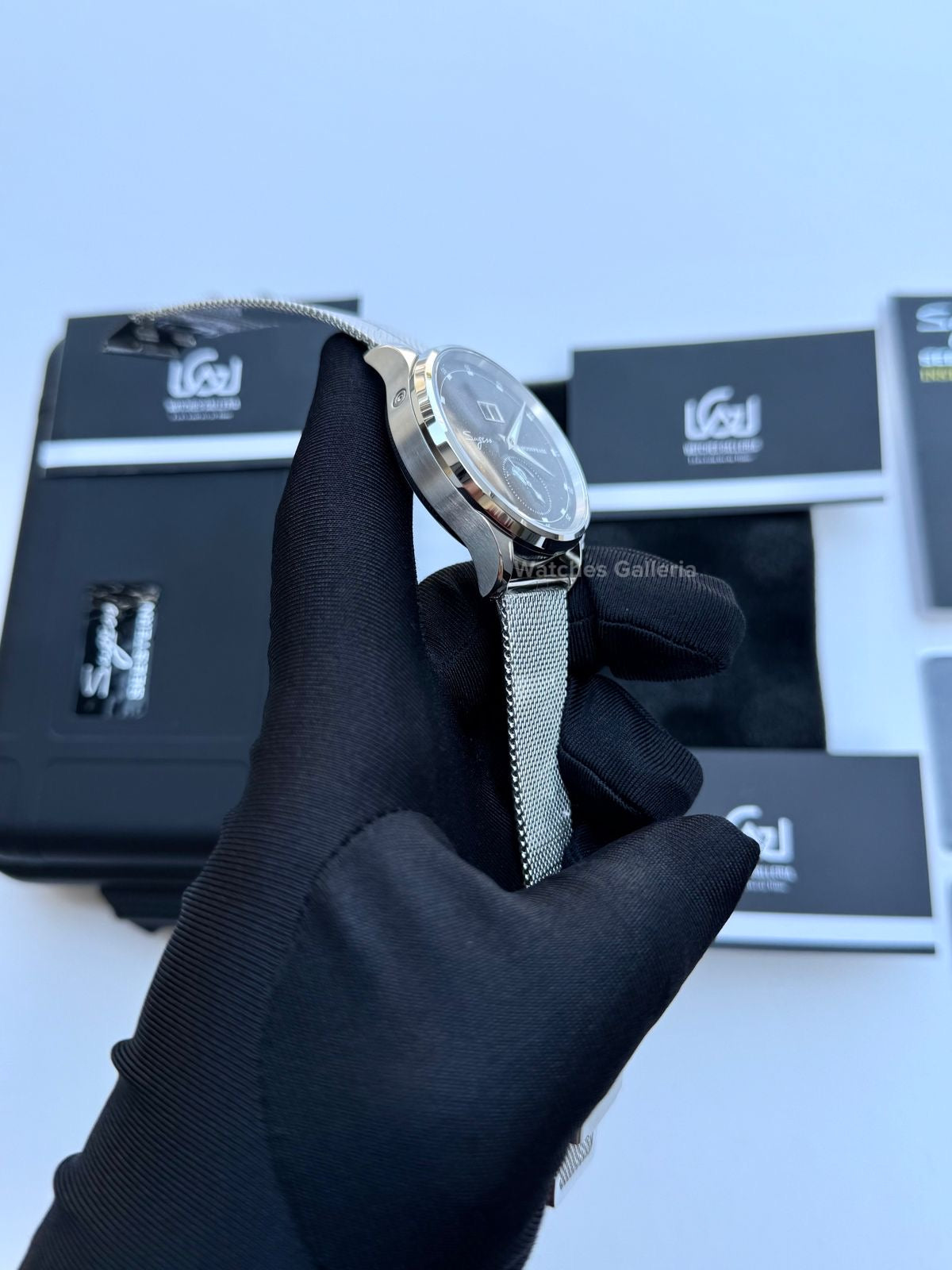 Sugess Moonphase Automatic S401B (Mesh Strap Exclusive) Watches Galleria