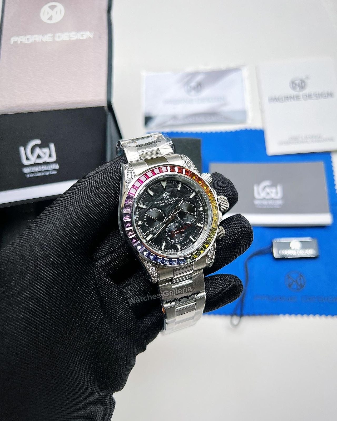 Pagrne Design Rainbow Daytona Automatic PG1666