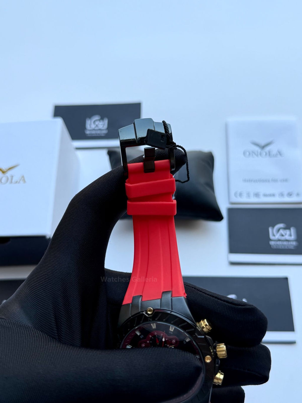 Onola 6857 Offshore Chronograph Red 46mm Quartz – Royal Oak Offshore Design