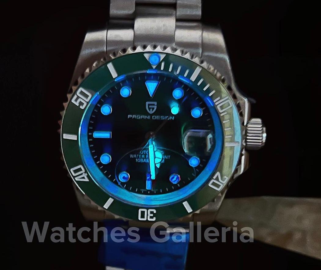Pagani Design Submariner Hulk Automatic (Silver Green) PD1661
