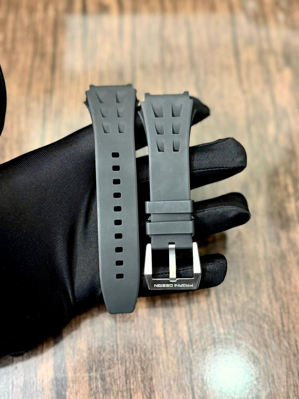 Pagani Design PDys018 Tonneau Strap Exclusive Edition | Premium Replacement Watch Strap for Automatic Skeleton Flywheel Watch | Available Only at Watches Galleria Pakistan