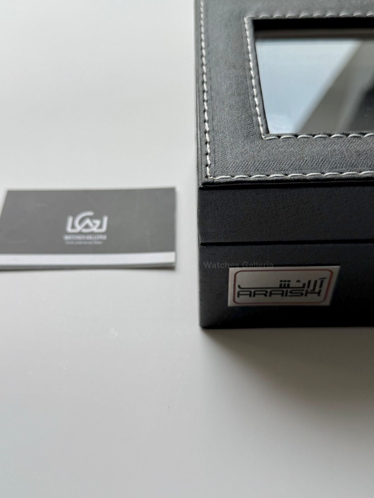 Watch Organizer Box (Black/White) | 3 Slots Watch Box | Watch Storage Box | Watch Box