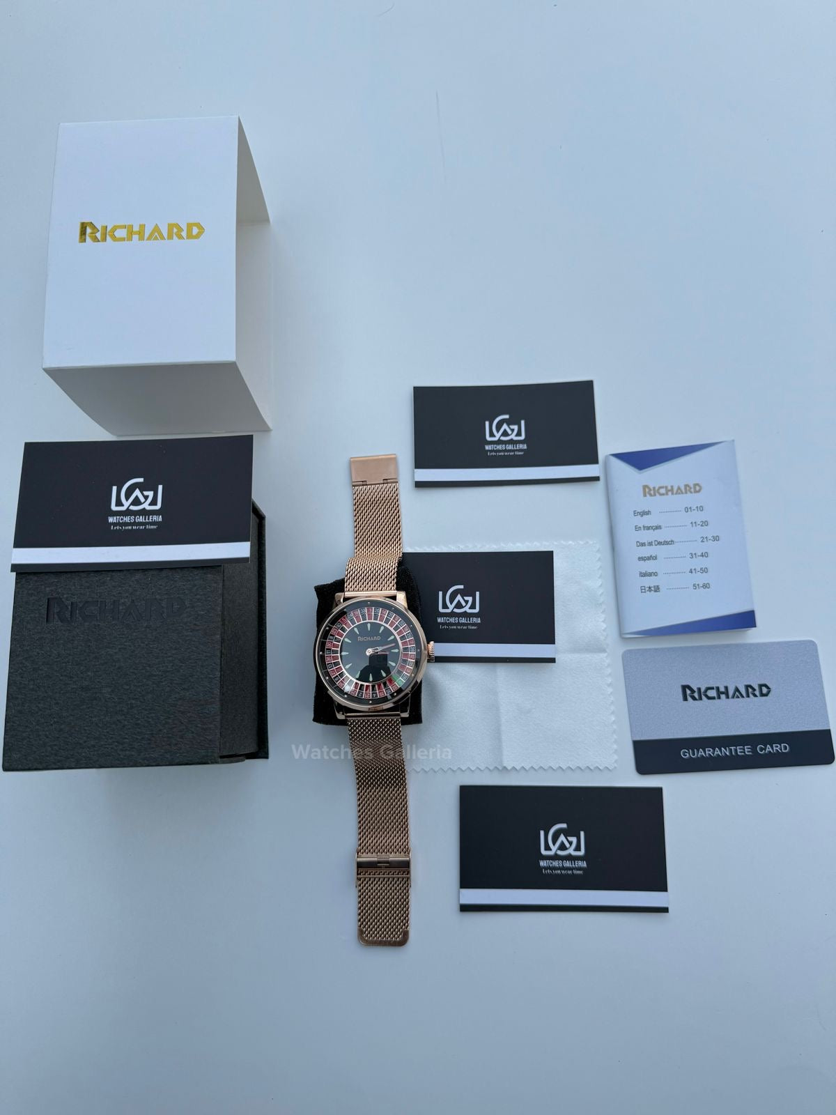 Richard Casino Automatic (Mesh Bracelet) RH002 Watches Galleria