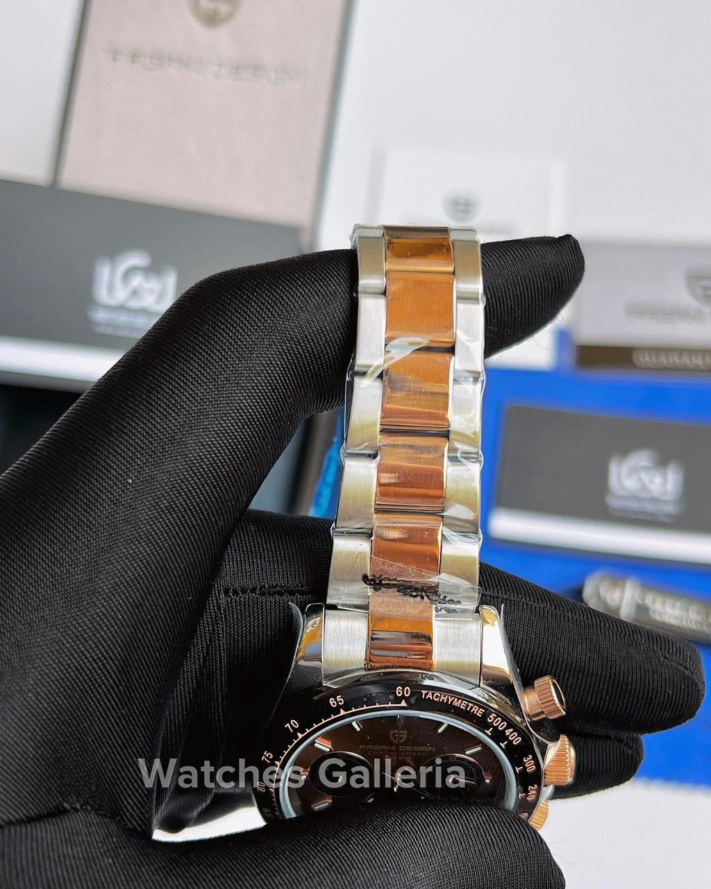 Pagani Design Daytona Quartz (Two Tone Chocolate) PD1644