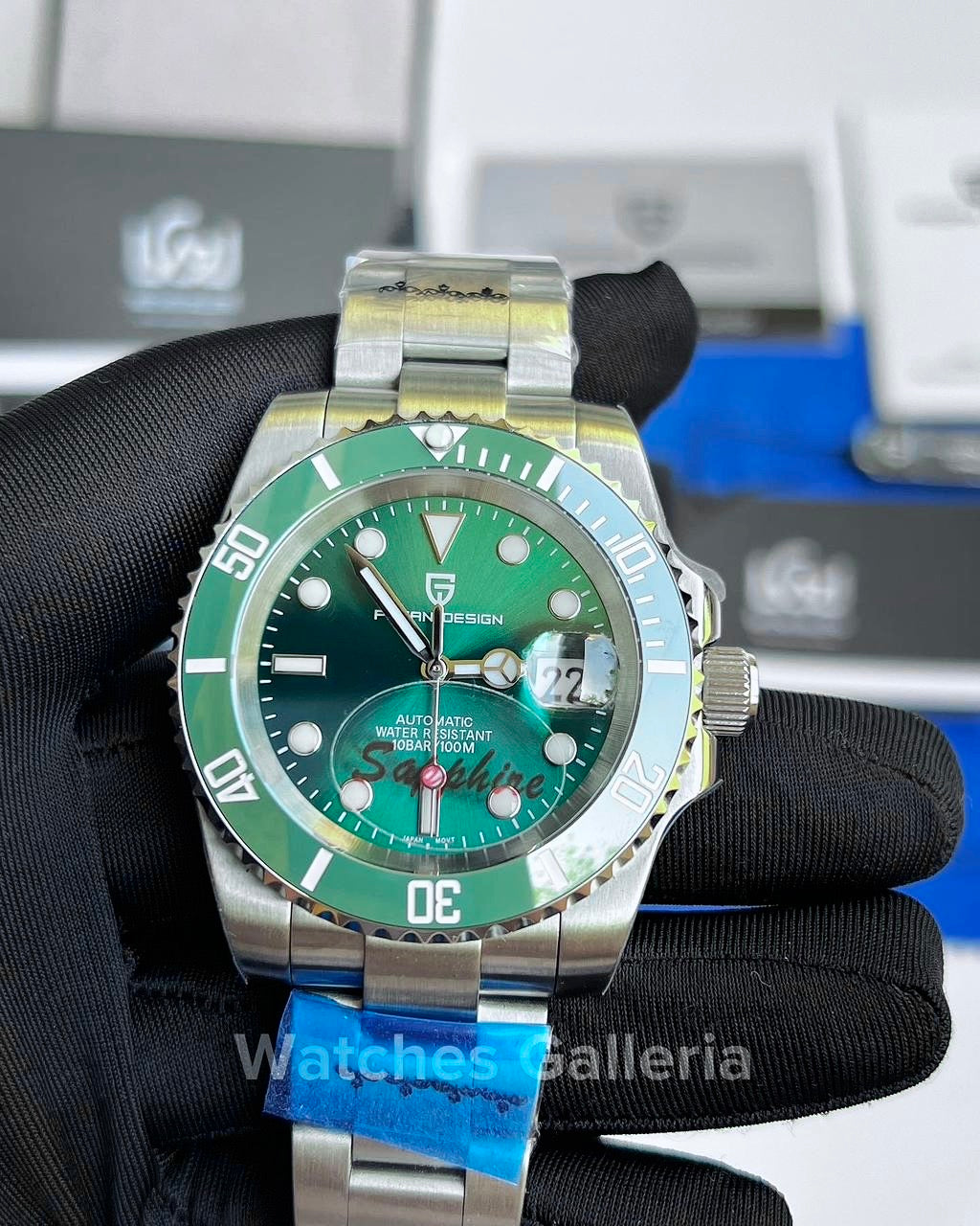 Pagani Design Submariner Hulk Automatic (Silver Green) PD1661