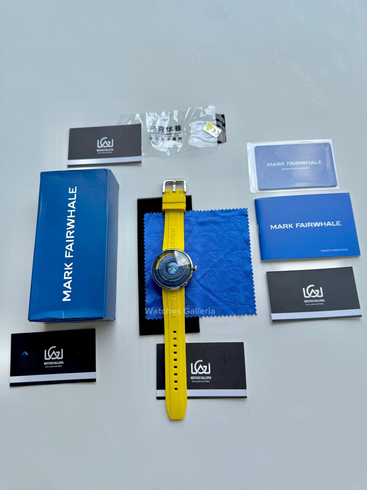 Mark Fairwhale Earth Planet Quartz (Yellow) MFW5700 Watches Galleria © Copyrights All Right Reserved