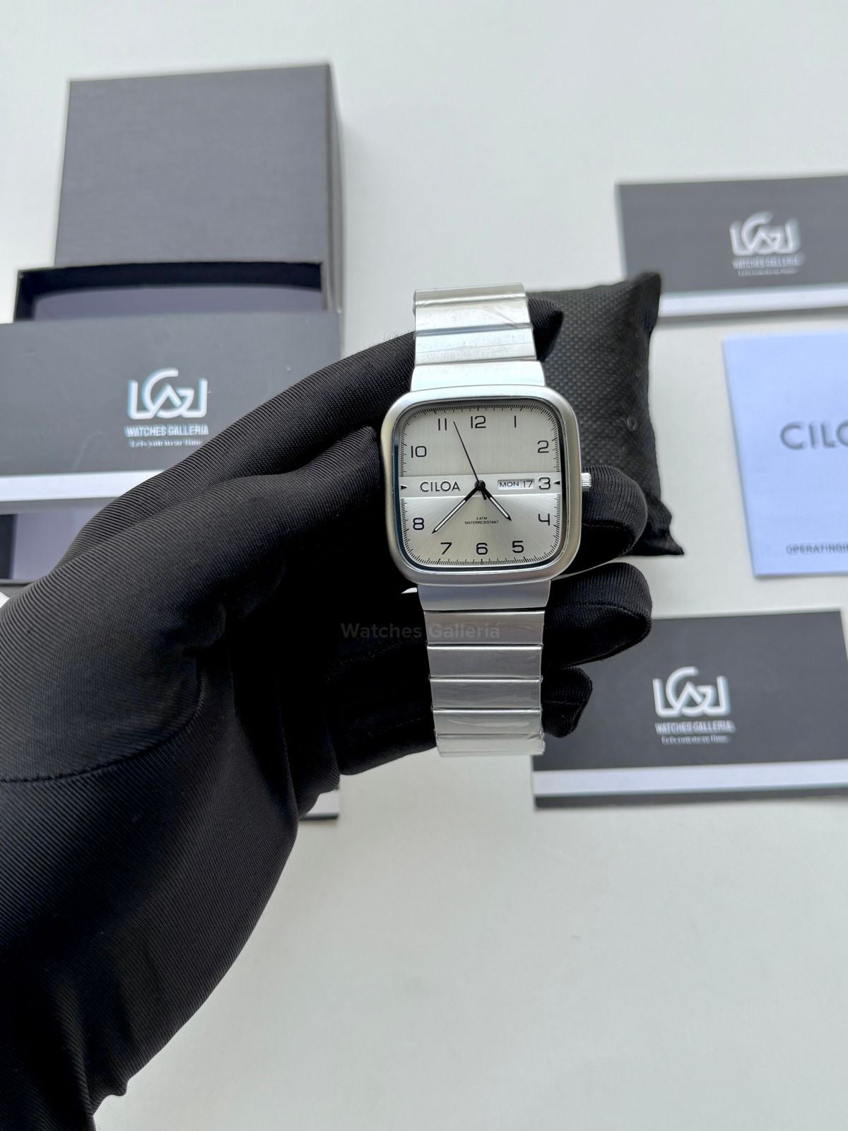 Ciloa Watch 141 TV Style Watch (Silver) | TV Style Watch | Ciloa Watch Pakistan