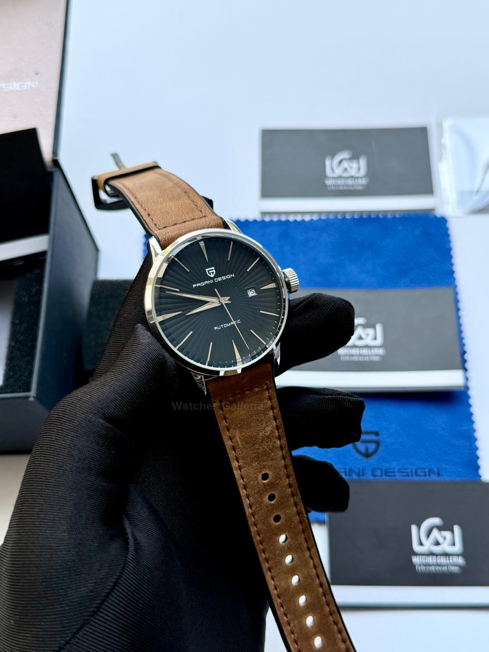 Pagani Design PD2770 Cocktail Automatic Watch Brown Black Dial – Luxury Men’s Mechanical Dress Watch in Pakistan | Watches Galleria