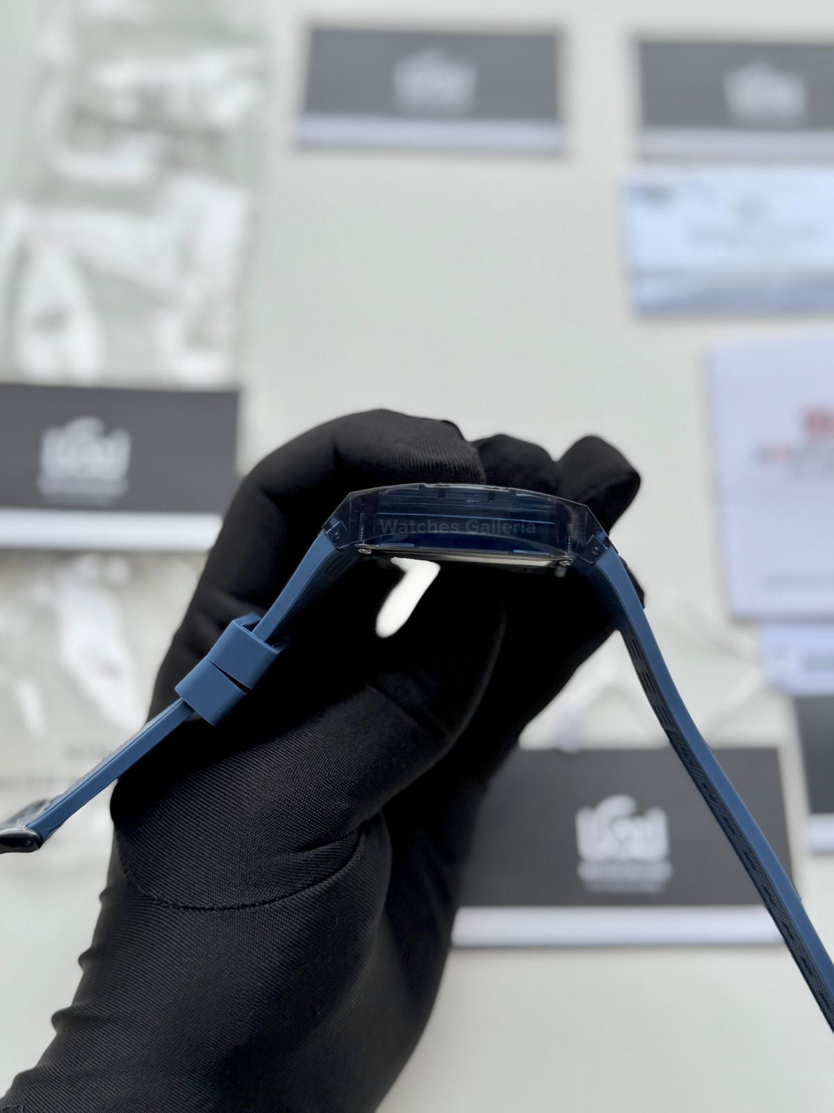 Naviforce NF7105 Tonneau (Blue) Naviforce Watch Pakistan